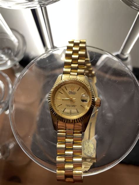 złoty rolex damski